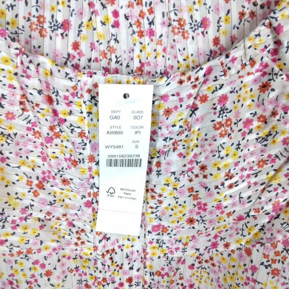 NWT J Crew Ruffle Top in Field Day size Small - Picture 8 of 11